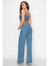 "In Vested" Wide Leg Jean Set