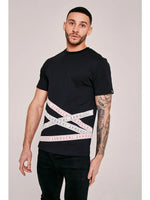 "Tapered" Tape Print Tee