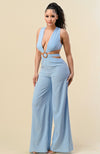 "Sky's The Limit" Cutout Jumpsuit