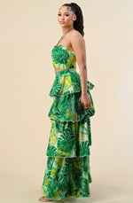 “Green With Envy” Cutout Maxi