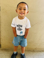 Boys "Born To Drip" Denim Short Set