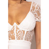 "Feminine Energy" Lace Bustier Maxi Dress